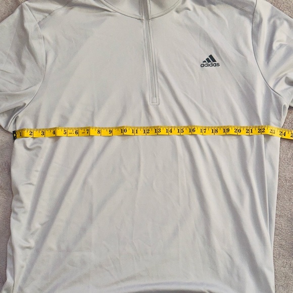 Adidas Golf Classic Club 1/4 Zip Long sleeve Pullover 2xL Gray Blokecore Style - Picture 6 of 7